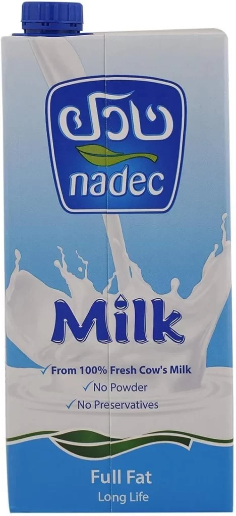 Nadec Full Fat Long Life Milk 1 Liter