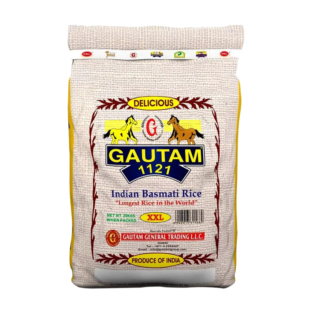 Gautam 1121 Indian Basmati Rice XXL 20kg
