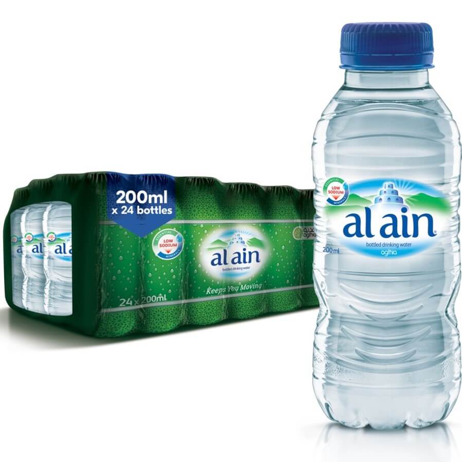 Al Ain Bottled Drinking Water (200ml x 24 bottles)