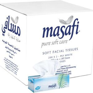 Masafi Facial Tissue 200x2ply x24 Box