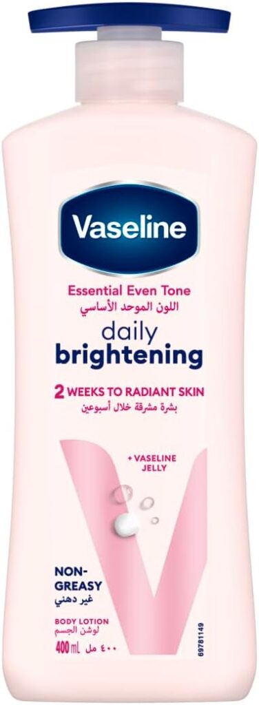 Vaseline, Essential Even Tone Daily Brightening, 400 ml