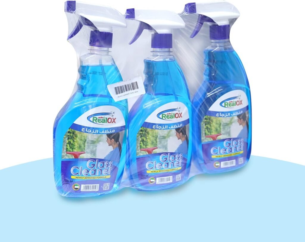 Realox Glass Cleaner 750ml – Pack of 12: