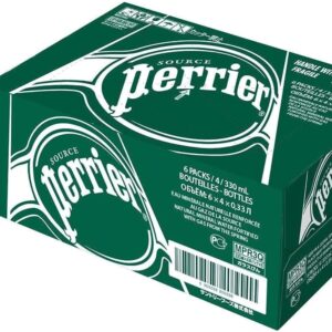 Perrier Sparkling Mineral Water (330ml x 24 bottles)