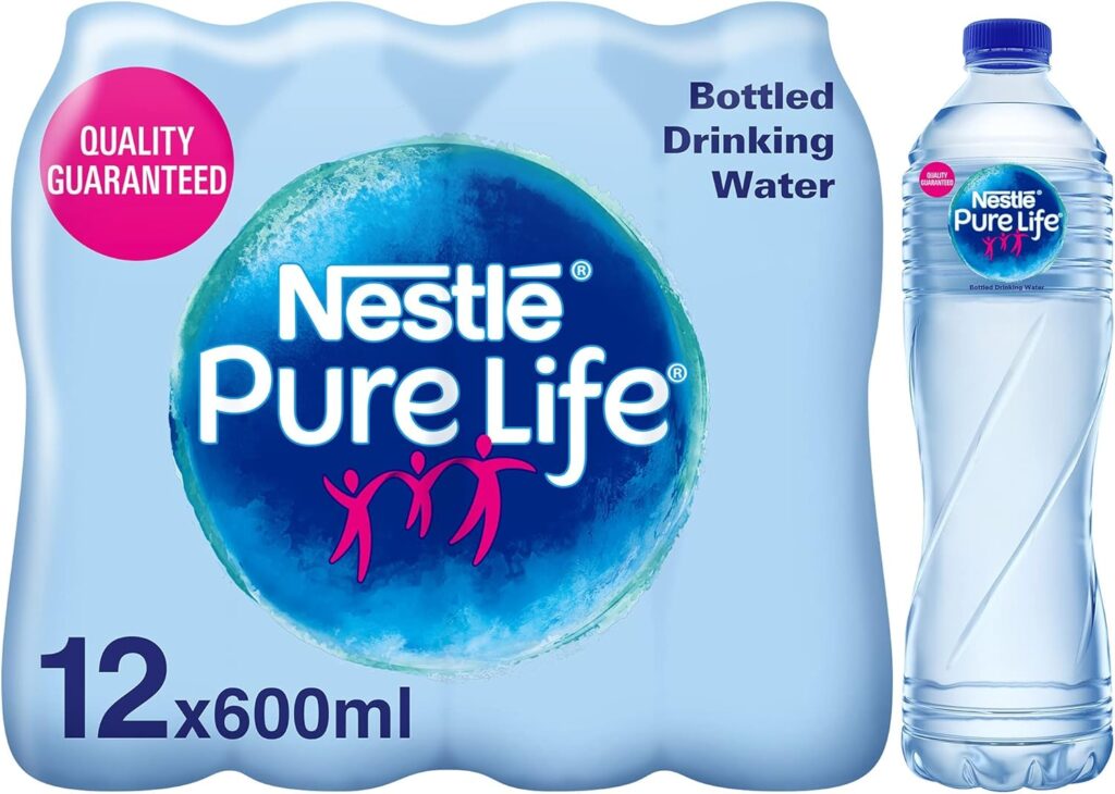 Nestlé Pure Life Bottled Drinking Water (500ml x 12 bottles)
