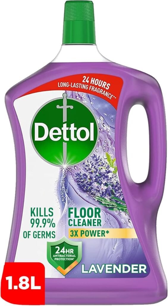 Dettol Floor Cleaner Lavender 1.8L – Pack of 6: