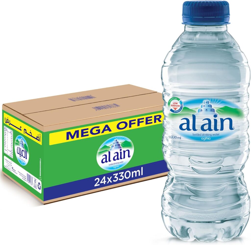 Al Ain Bottled Drinking Water (330ml x 24 bottles)