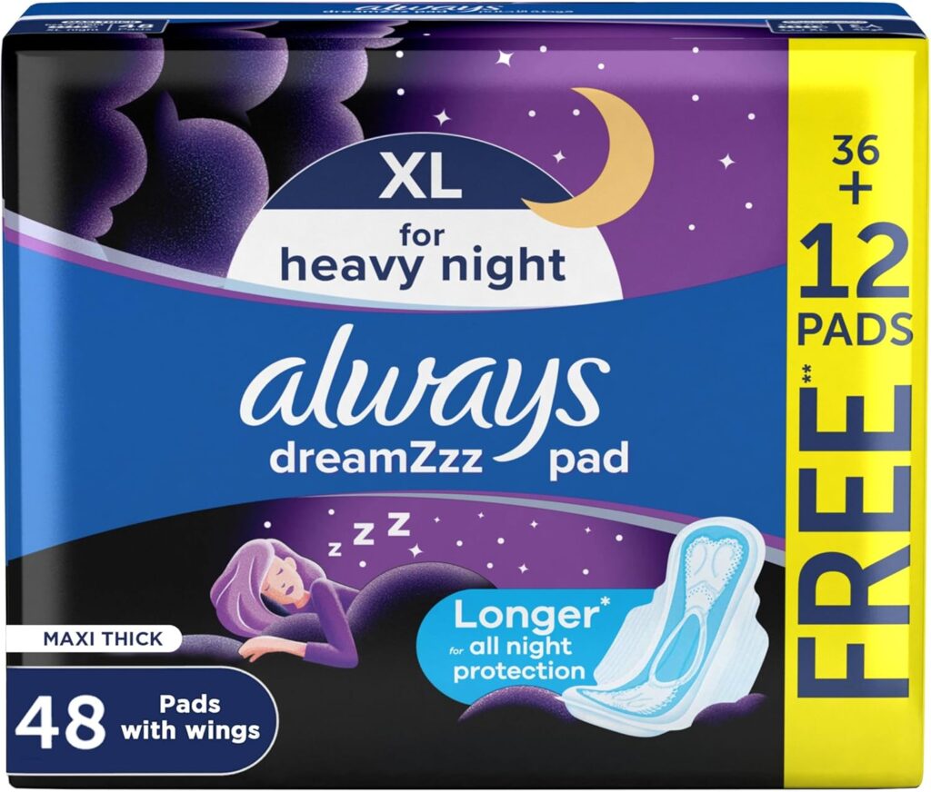 Always Dreamzzz Night Sanitary Pads 60x3 Pack