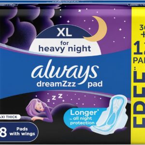 Always Dreamzzz Night Sanitary Pads 60x3 Pack