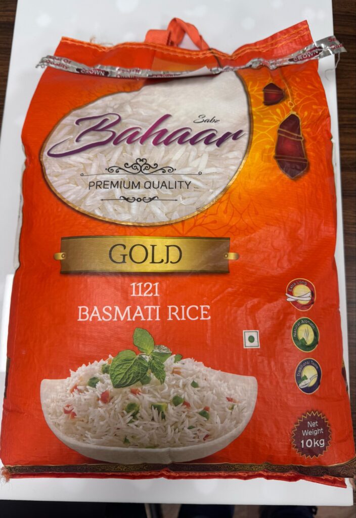 Bahar Basmati Rice 10kg