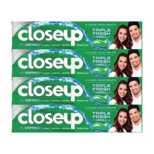 Closeup Menthol Fresh 75ml - Pack of 4