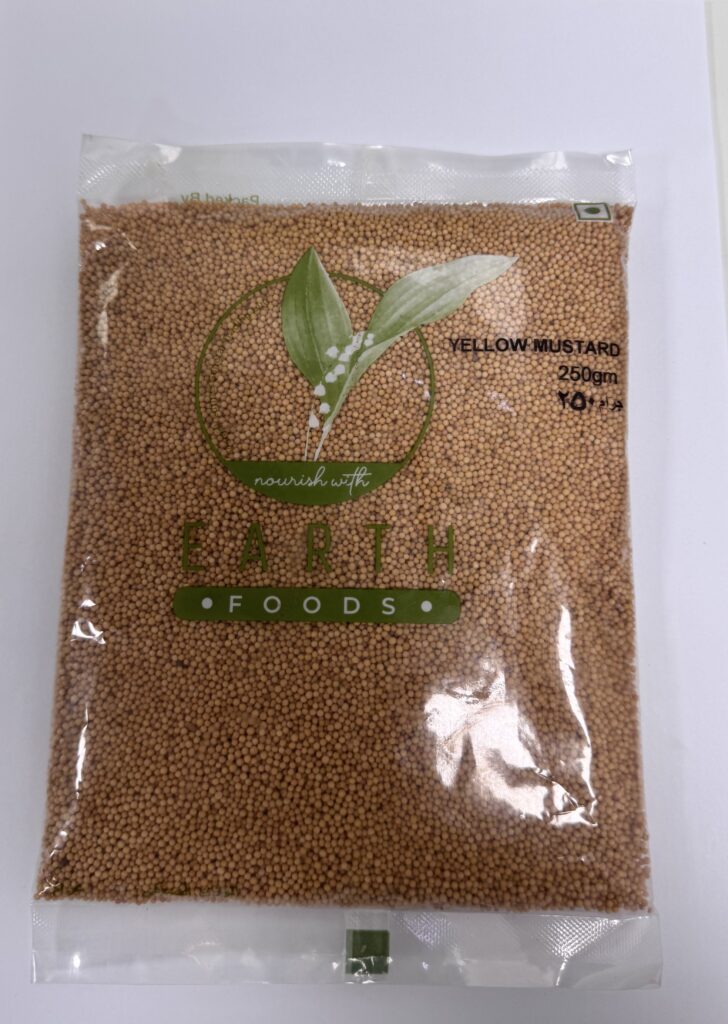Earth Food Yellow Mustard Seed 250g