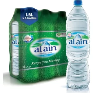 Al Ain Bottled Drinking Water (1.5L x 6 bottles)