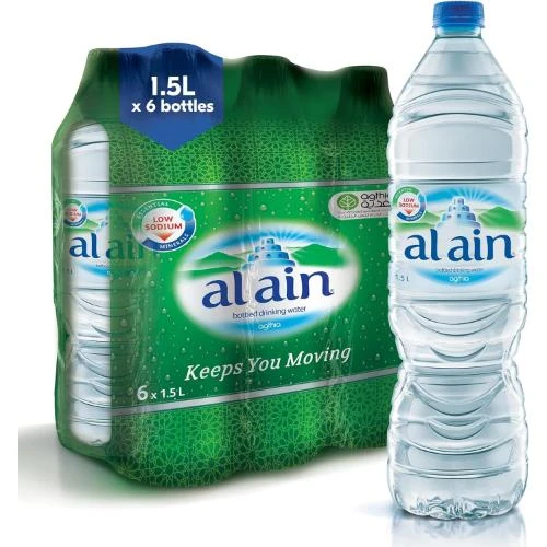 Al Ain Bottled Drinking Water (1.5L x 6 bottles)