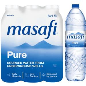 Masafi Natural Mineral Water (1.5L x 6 bottles)