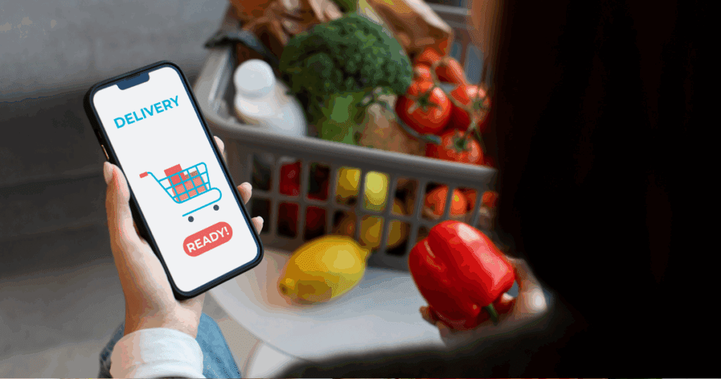 Dubai customers using grocery shopping apps like Grubss for smart, convenient, and fast delivery of gourmet food and daily essentials