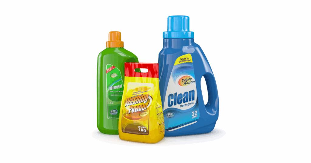 eco-friendly cleaning products and detergents available from Grubss