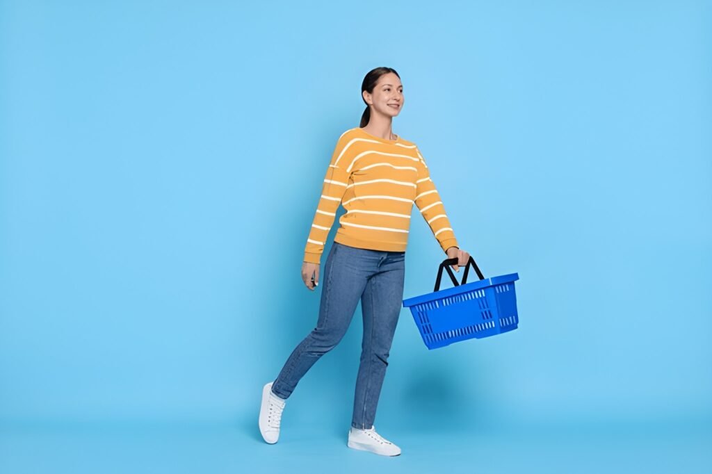 Seasonal shopping in Dubai showing summer fruits and winter groceries from Grubss online store