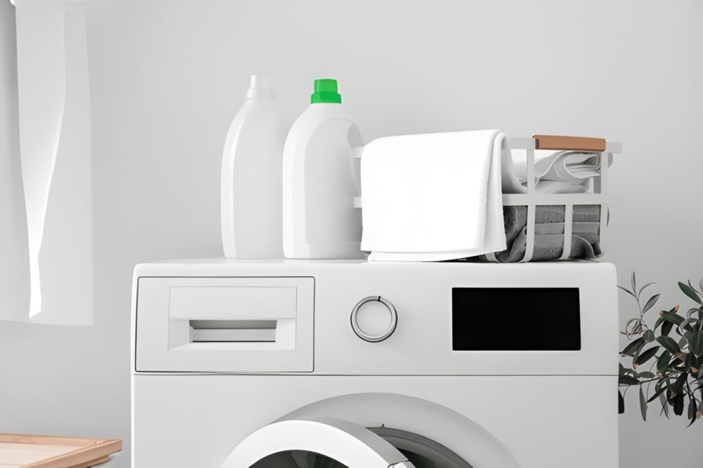 Detergents for white clothes in Dubai’s hot climate with bright laundry and fresh fabrics